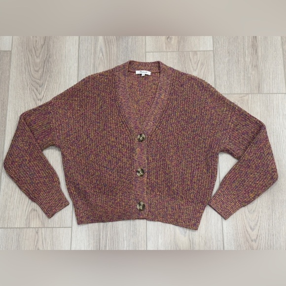 Madewell Women's Multicolor Knit Cardigan Sweater - Picture 2 of 9